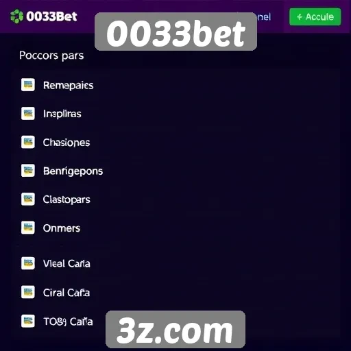 Métodos de pagamento disponíveis no 0033bet